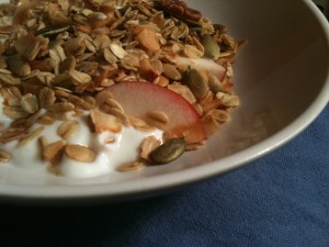 IMG_0260 Great Granola with Yogurt and Apple