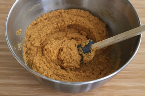 pumpkin muffin batter