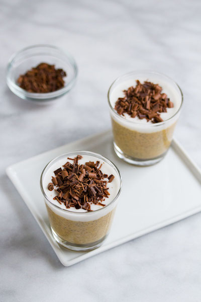 vegan chia seed puddings